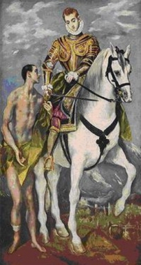 El Greco: Svätý Martin sa delí so žobrákom o plášť